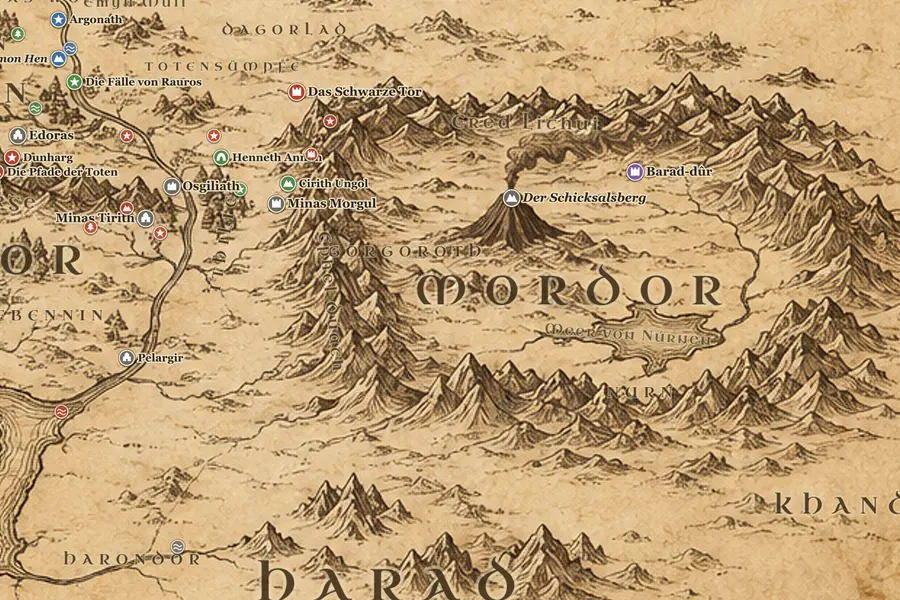 Mordor im Zweiten Zeitalter