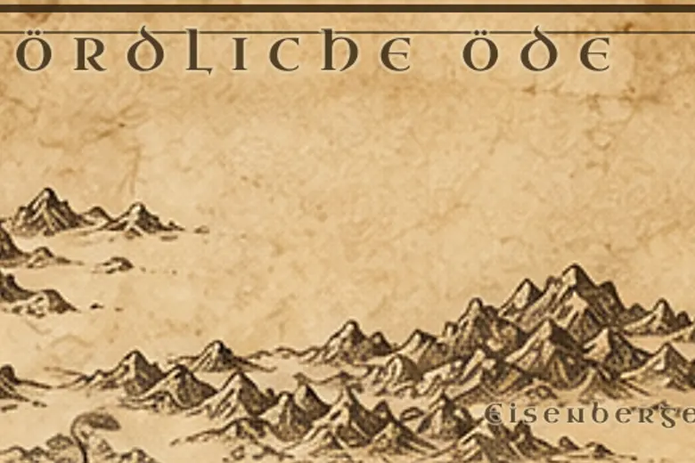 Nördliche Öde auf der Karte von Mittelerde