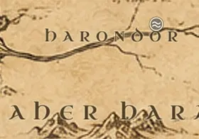 Harondor (Süd-Gondor) auf der Karte von Mittelerde