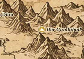 Der Gundabad auf der Karte von Mittelerde