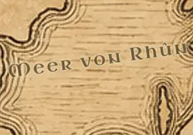 Das Meer von Rhûn auf der Karte von Mittelerde
