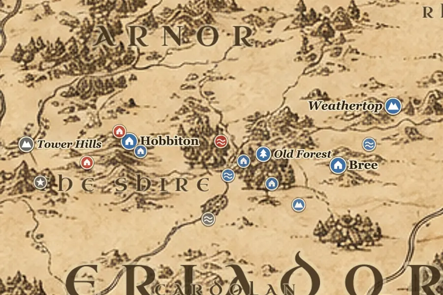 Hobbiton to Rivendell