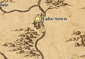 Long Lake on the map of Middle-earth