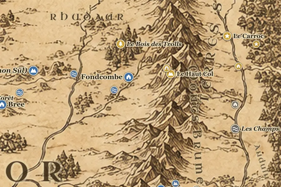 Par dessus les Monts Brumeux