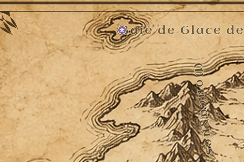 Himling sur la carte de la Terre du Milieu