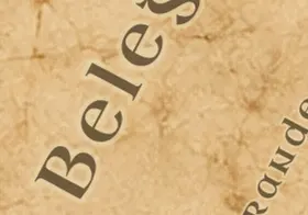 Belegaer sur la carte de la Terre du Milieu