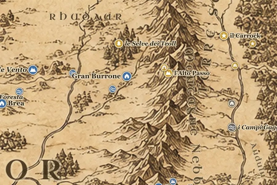 Oltre le Montagne Nebbiose