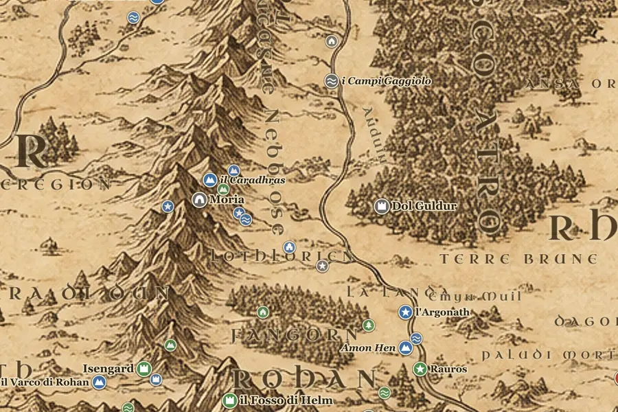 Lothlórien e l'Anduin