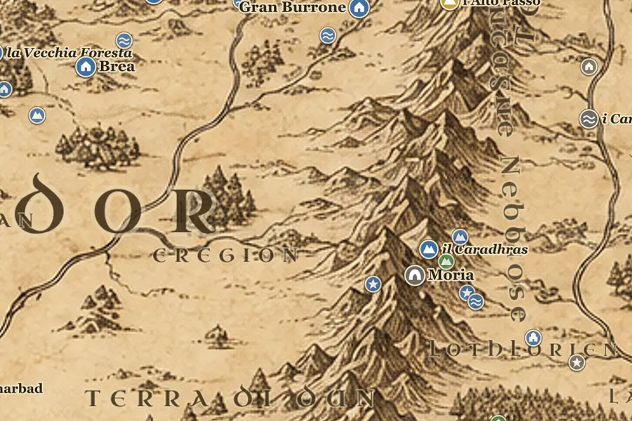 Lindon e l'ovest degli Elfi