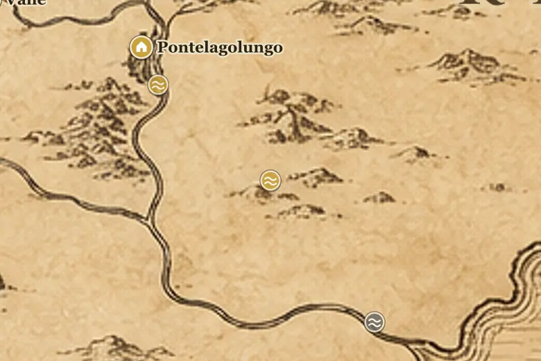 il Celduin sulla mappa della Terra di Mezzo