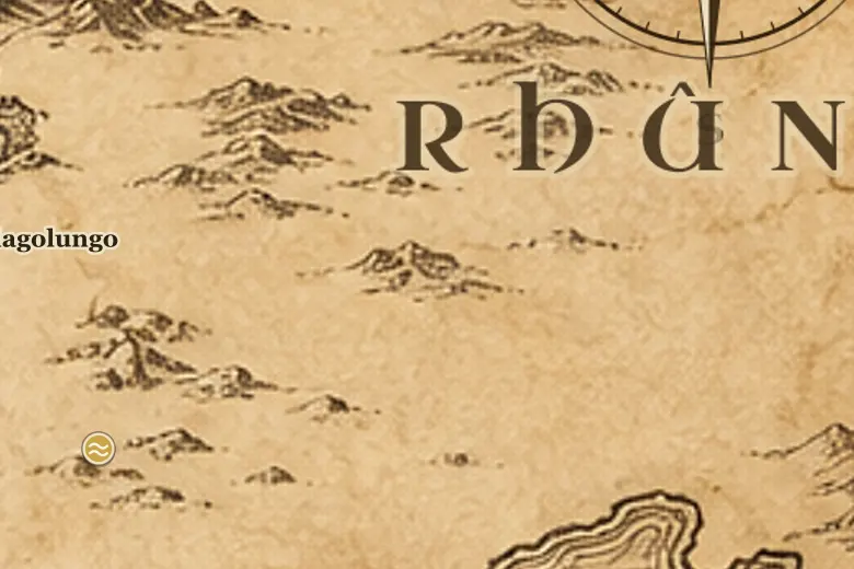 Rhûn sulla mappa della Terra di Mezzo