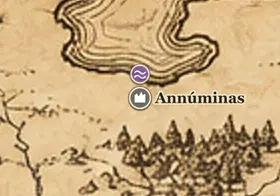 Annúminas sulla mappa della Terra di Mezzo