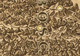 la Vecchia Strada della Foresta sulla mappa della Terra di Mezzo