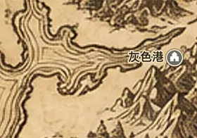 中つ国の地図上のルーン湾