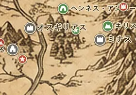 中つ国の地図上のイシリエン