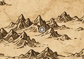 中つ国の地図上のヒースの枯れ野