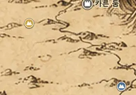 중간계 지도 속 앙마르