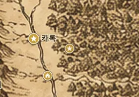 중간계 지도 속 숲의 문