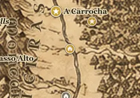 Salão de Beorn no mapa da Terra-média
