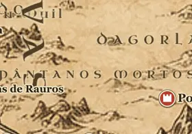 Pântanos Mortos no mapa da Terra-média